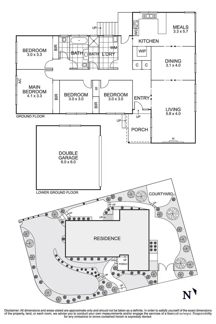 Floorplan of Homely house listing, 6 Burgundy Drive, Doncaster VIC 3108
