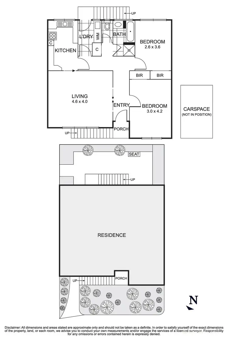 Floorplan of Homely unit listing, 6/61 Doncaster East Road, Mitcham VIC 3132