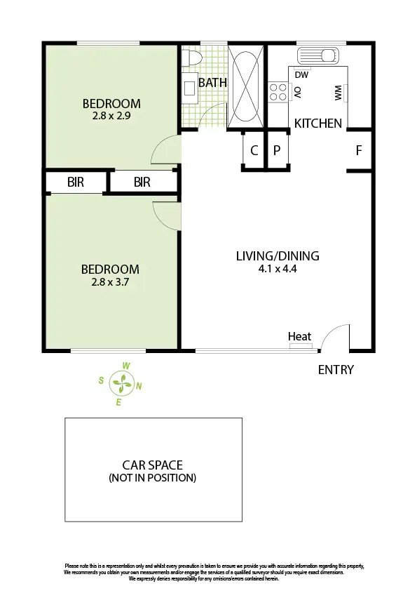 Floorplan of Homely apartment listing, 2/7 Gourlay Street, Balaclava VIC 3183