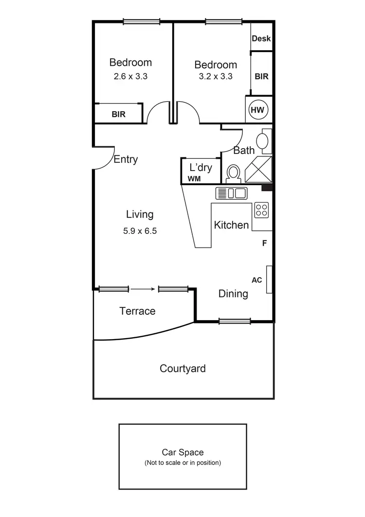 Floorplan of Homely apartment listing, 23/997 Dandenong Road, Malvern East VIC 3145