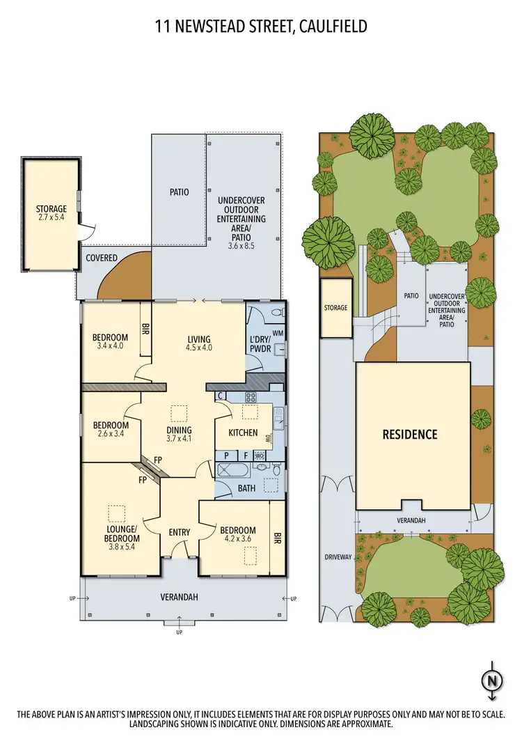 Floorplan of Homely house listing, 11 Newstead Street, Caulfield VIC 3162