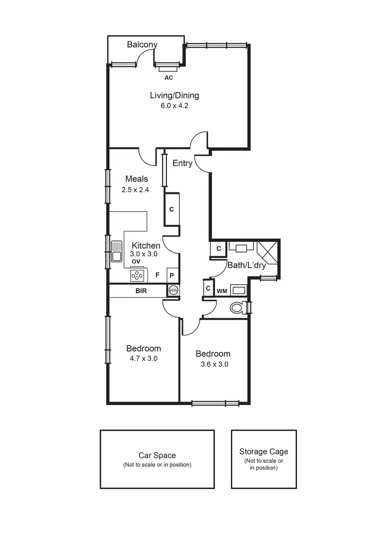 Floorplan of Homely apartment listing, 6/416 Dandenong Road, Caulfield North VIC 3161