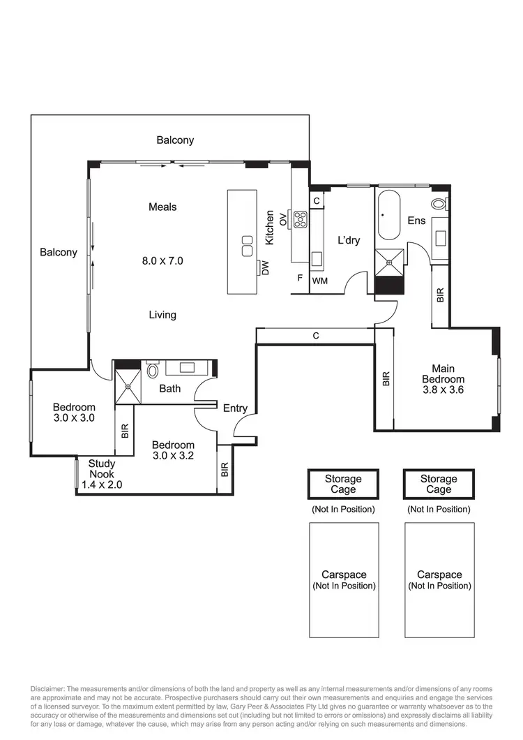 Floorplan of Homely apartment listing, 102/45 Orrong Road, Elsternwick VIC 3185