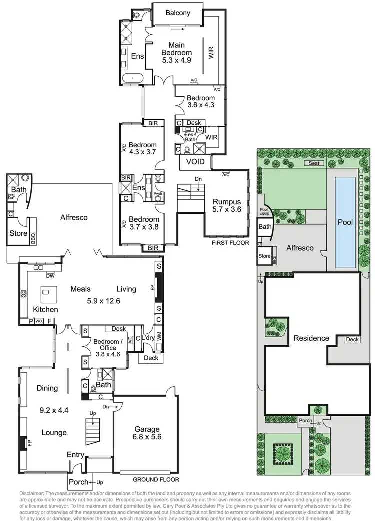 Floorplan of Homely house listing, 16 Octavius Avenue, Caulfield North VIC 3161