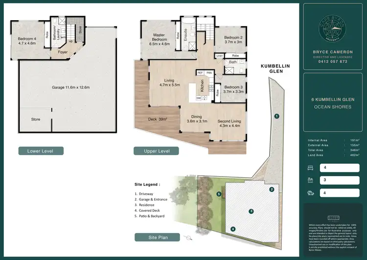 Floorplan of Homely house listing, 6 Kumbellin Glen, Ocean Shores NSW 2483