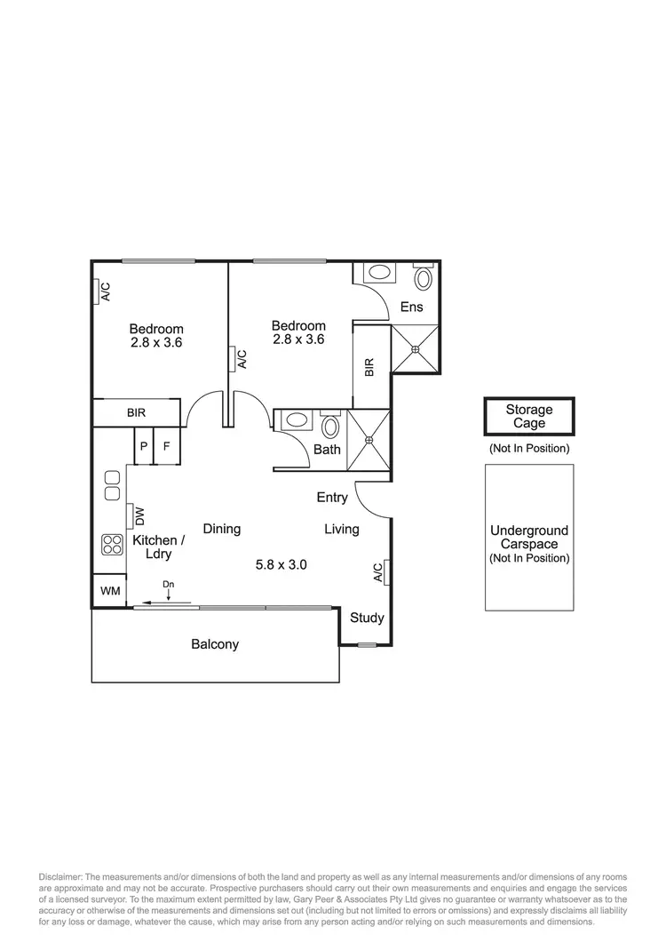 Floorplan of Homely apartment listing, 6/892 Glen Huntly Road, Caulfield South VIC 3162