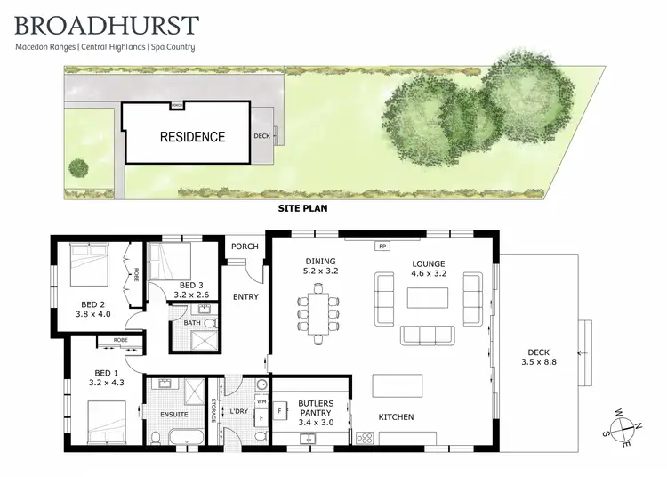 Floorplan of Homely house listing, 3 Lavender Street, Kyneton VIC 3444