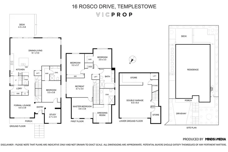 Floorplan of Homely house listing, 16 Rosco Drive, Templestowe VIC 3106