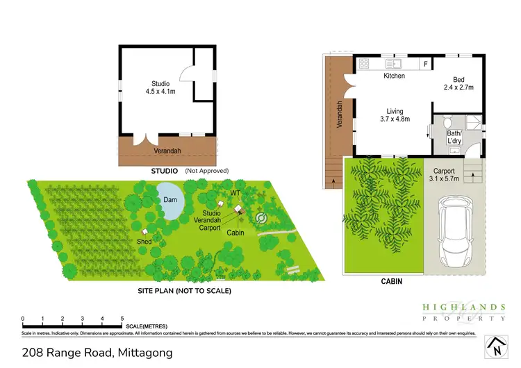 Floorplan of Homely land listing, 208 Range Road, Mittagong NSW 2575