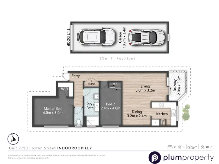 Floorplan of Homely unit listing, 7/18 Foxton Street, Indooroopilly QLD 4068