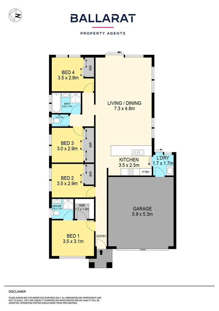 Floorplan of Homely house listing, 13 Bolton Street, Sebastopol VIC 3356