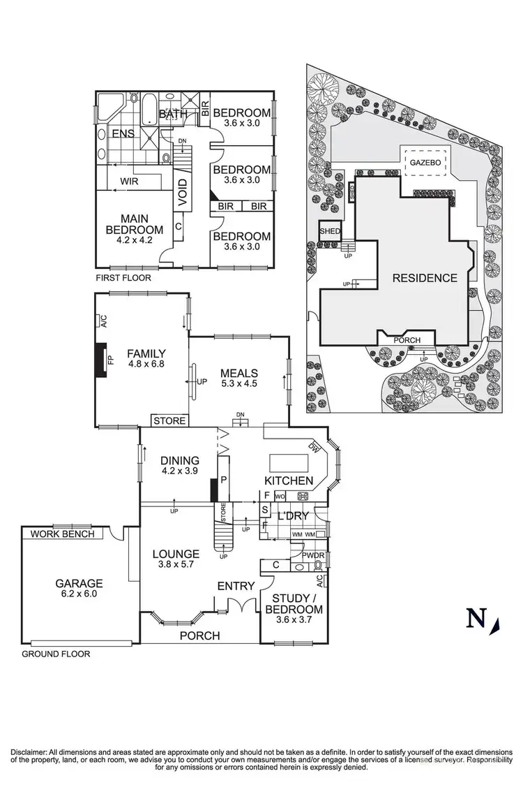 Floorplan of Homely house listing, 6 Merna Drive, Templestowe VIC 3106