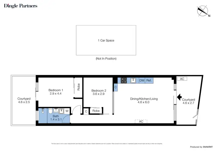 Floorplan of Homely apartment listing, 112/163 Fitzroy Street, St Kilda VIC 3182