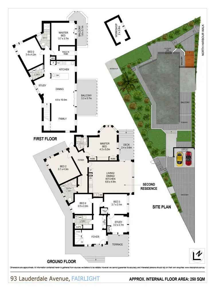 Floorplan of Homely house listing, 93 Lauderdale Avenue, Fairlight NSW 2094