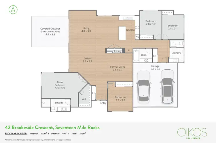 Floorplan of Homely house listing, 42 Brookeside Crescent, Seventeen Mile Rocks QLD 4073