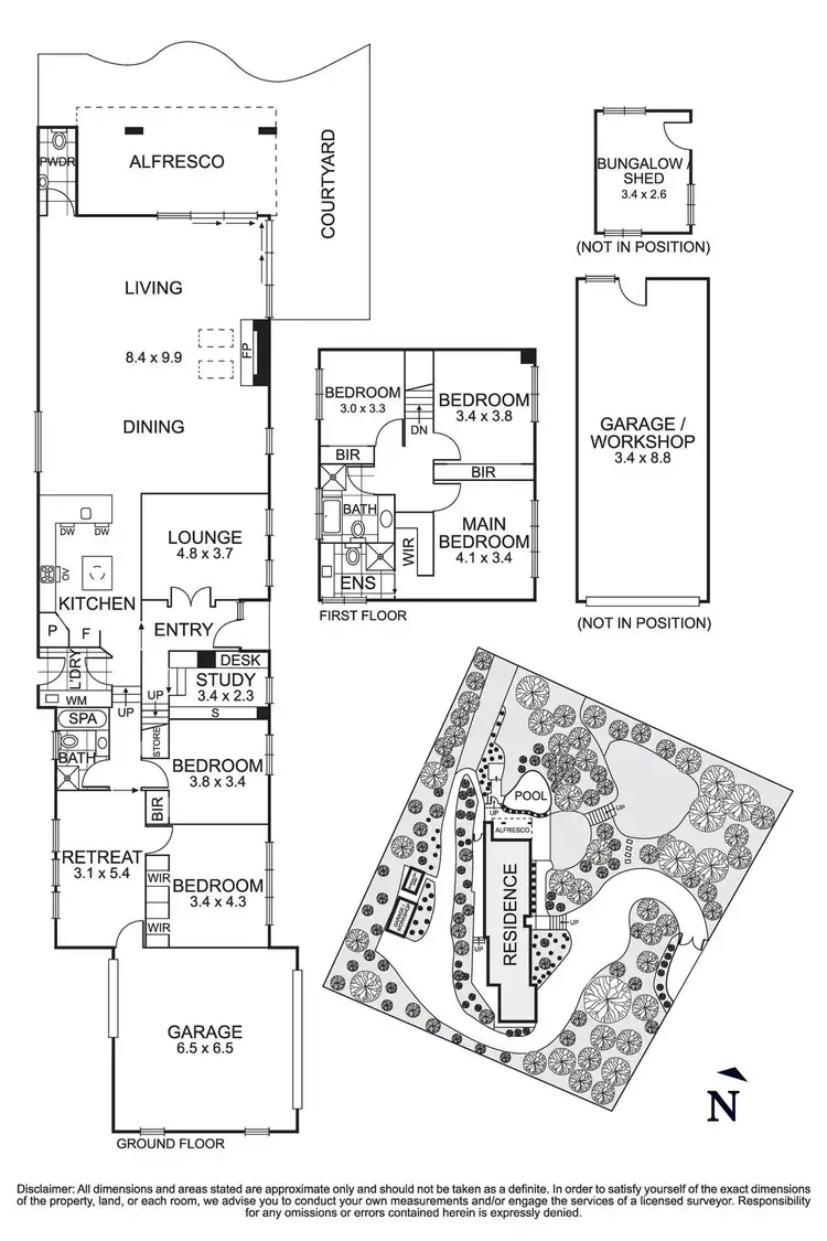 Floorplan of Homely house listing, 312-314 Oban Road, Donvale VIC 3111