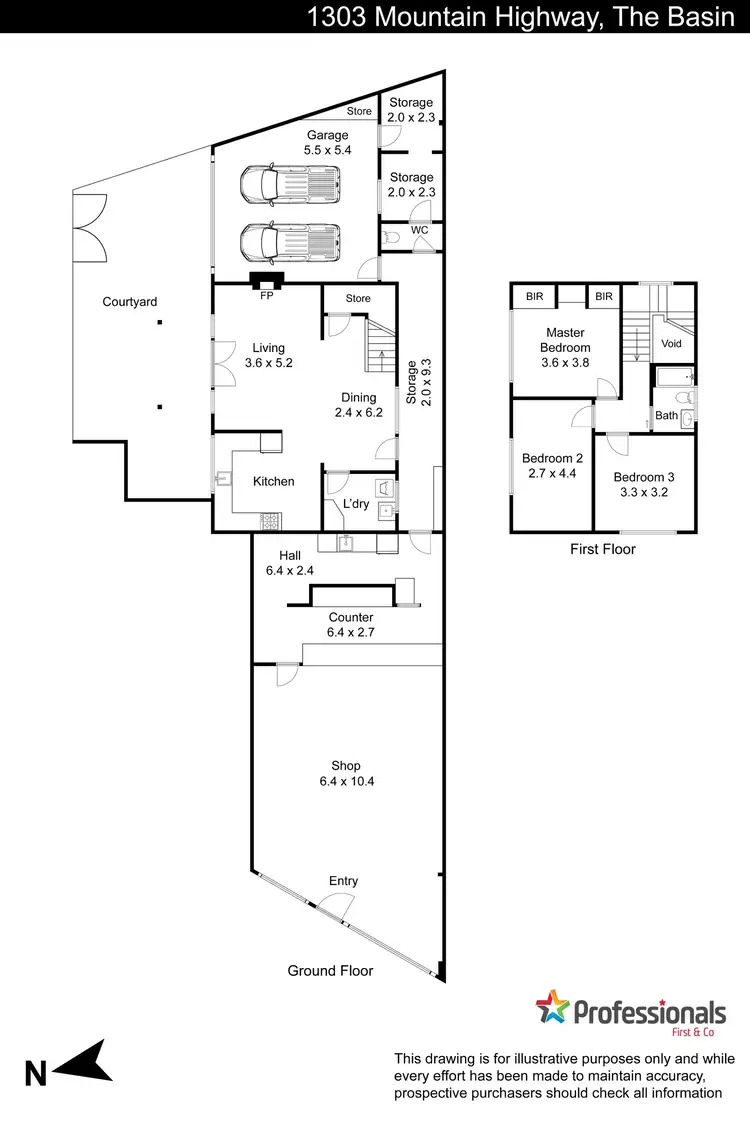 Floorplan of Homely house listing, 1303 Mountain Highway, The Basin VIC 3154