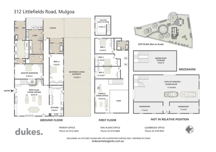 Floorplan of Homely house listing, 312 Littlefields Road, Mulgoa NSW 2745
