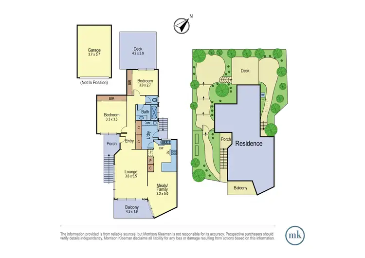 Floorplan of Homely unit listing, 8/13 Boulton Court, Greensborough VIC 3088