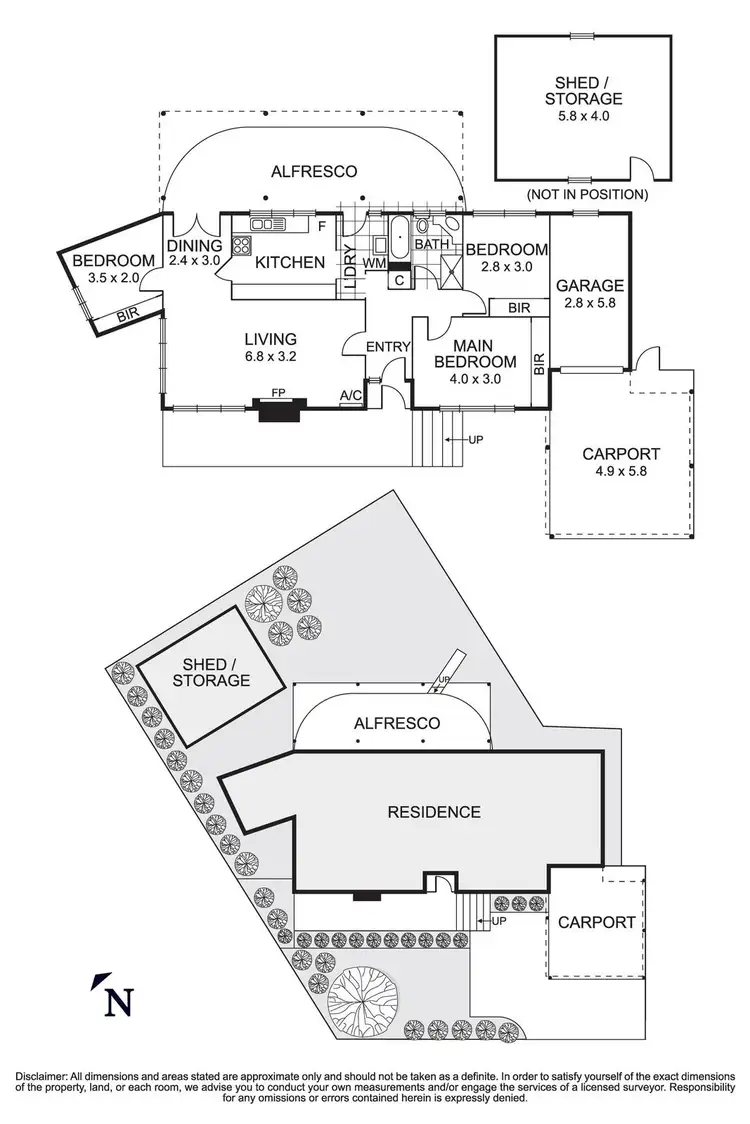 Floorplan of Homely house listing, 1A Hillingdon Crescent, Doncaster VIC 3108