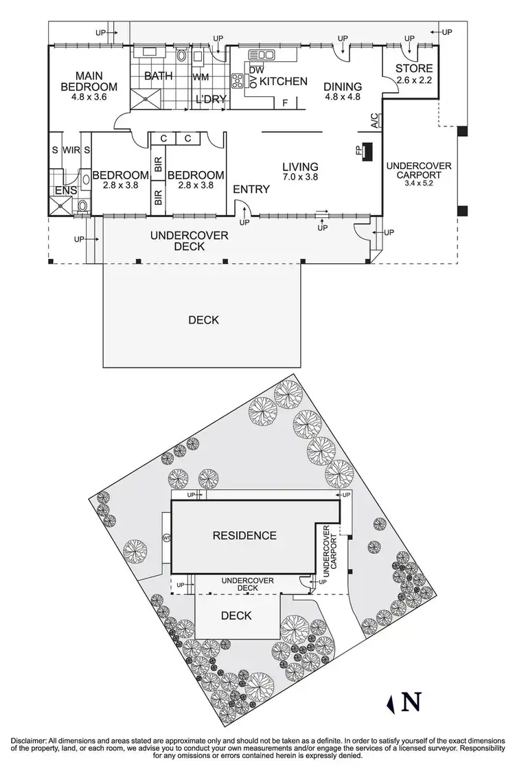 Floorplan of Homely house listing, 2/3 Anderson Street, Warrandyte VIC 3113