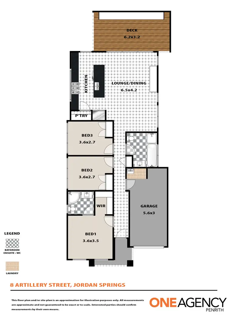Floorplan of Homely house listing, 8 Artillery Street, Jordan Springs NSW 2747
