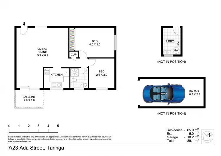 Floorplan of Homely unit listing, 7/23 Ada Street, Taringa QLD 4068