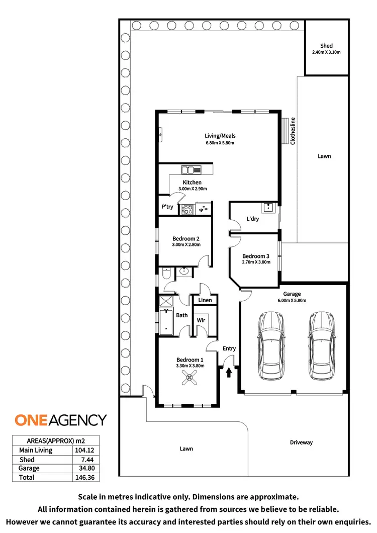 Floorplan of Homely house listing, 8 Jessie Goodes Court, Parafield Gardens SA 5107
