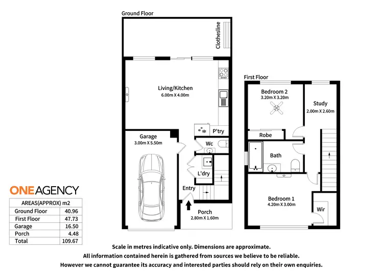 Floorplan of Homely townhouse listing, 10 Mcinness Place, Munno Para SA 5115