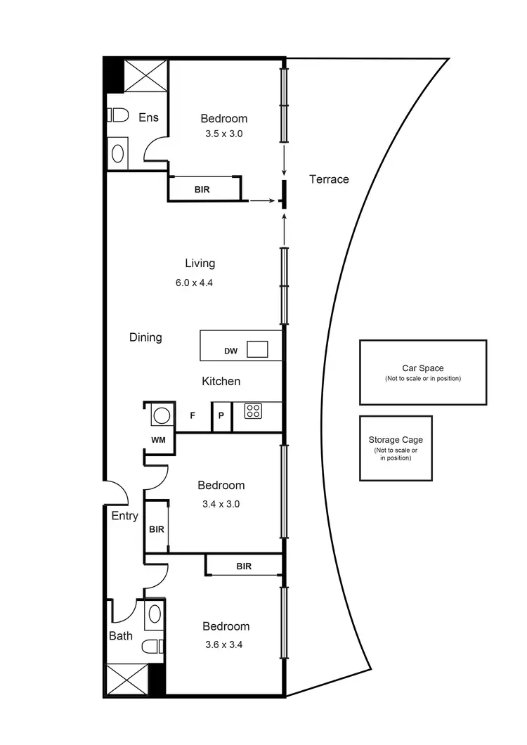 Floorplan of Homely apartment listing, 405/60 Belgrave Road, Malvern East VIC 3145