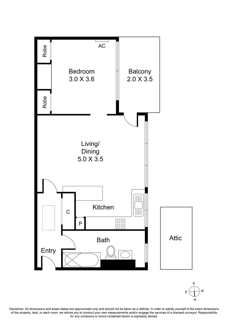 Floorplan of Homely apartment listing, 7/20 Surrey Road, South Yarra VIC 3141