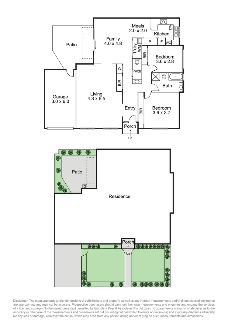 Floorplan of Homely unit listing, 1/97 Murray Street, Caulfield VIC 3162