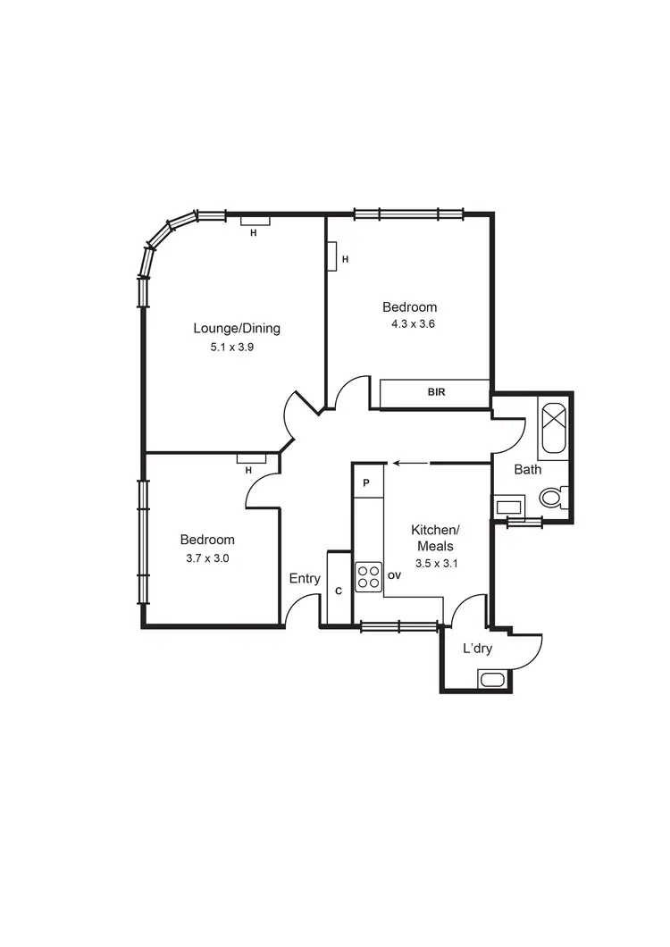 Floorplan of Homely apartment listing, 6/575 Inkerman Road, Caulfield North VIC 3161