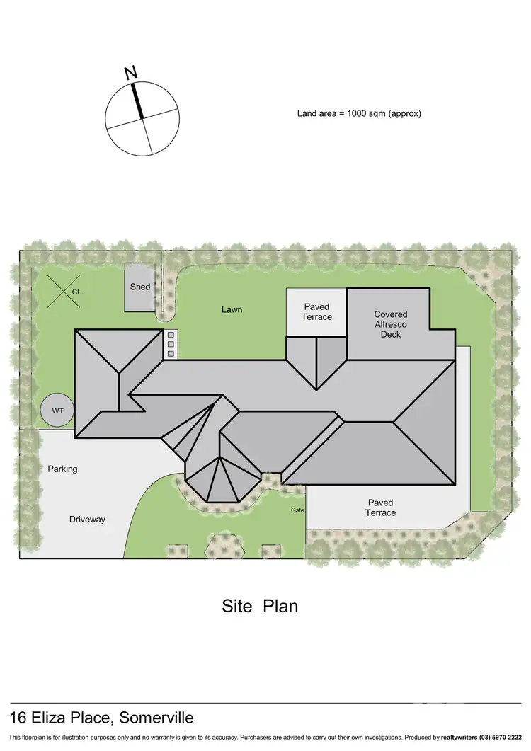 Floorplan of Homely house listing, 16 Eliza Place, Somerville VIC 3912
