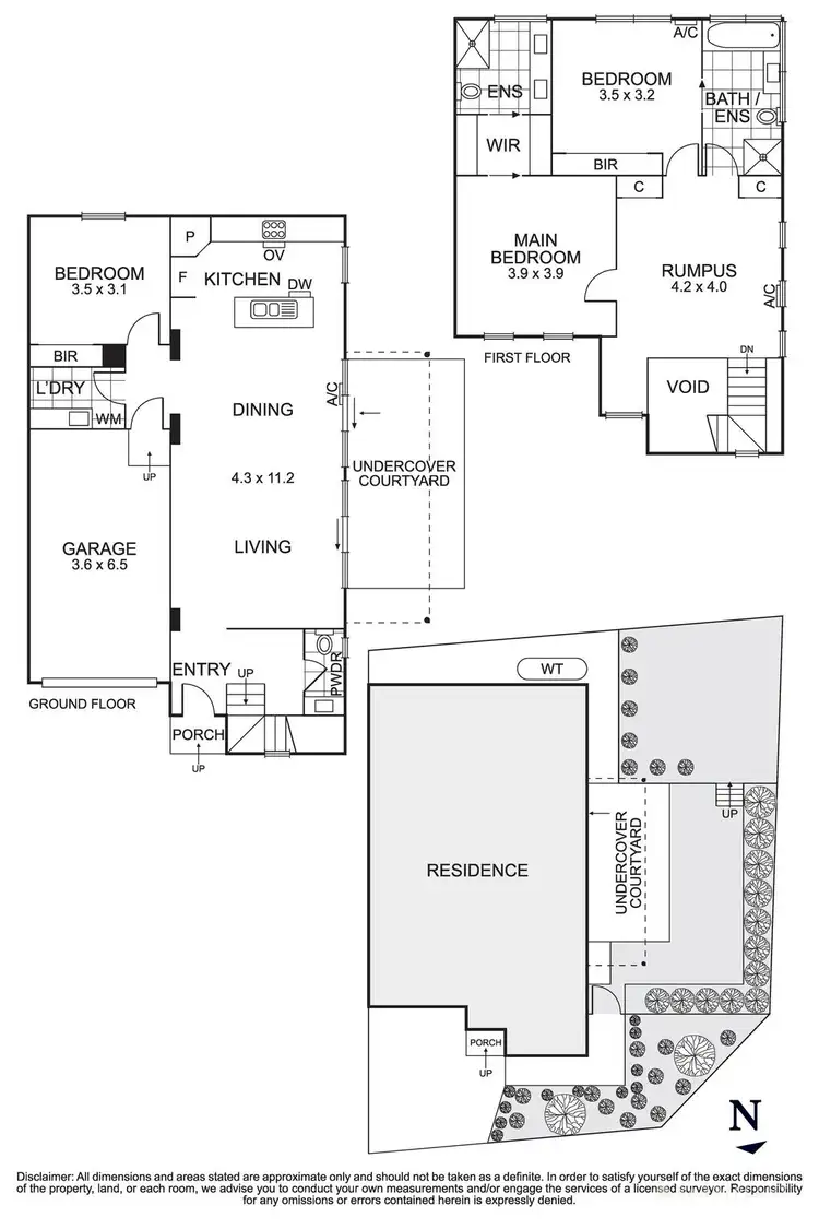 Floorplan of Homely townhouse listing, 63 Waratah Drive, Templestowe Lower VIC 3107