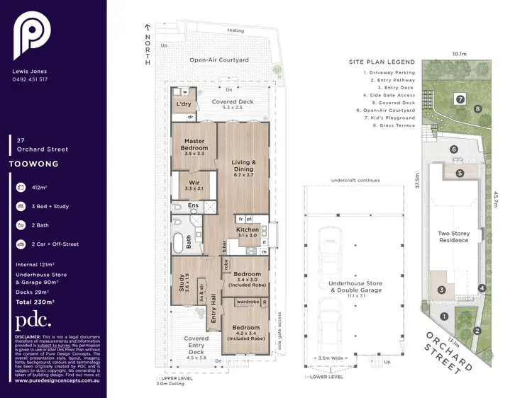 Floorplan of Homely house listing, 27 Orchard Street, Toowong QLD 4066