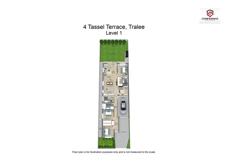 Floorplan of Homely house listing, 4 Tassel Terrace, Tralee NSW 2620