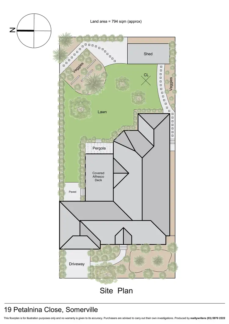 Floorplan of Homely house listing, 19 Petalnina Close, Somerville VIC 3912