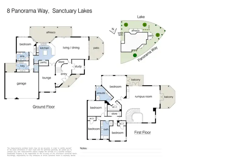 Floorplan of Homely house listing, 8 Panorama Way, Sanctuary Lakes VIC 3030