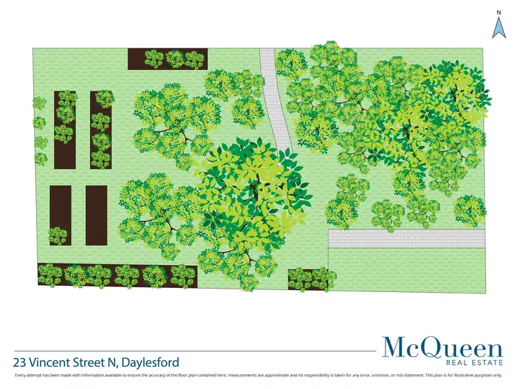 Floorplan of Homely land listing, 23 Vincent Street North, Daylesford VIC 3460