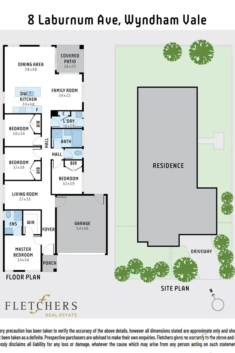 Floorplan of Homely house listing, 8 Laburnum Avenue, Wyndham Vale VIC 3024