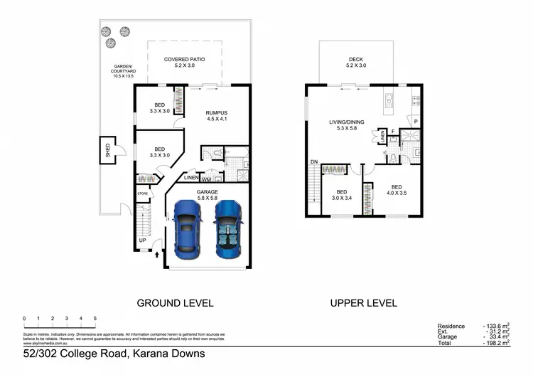 Floorplan of Homely unit listing, 52/302 College Road, Karana Downs QLD 4306