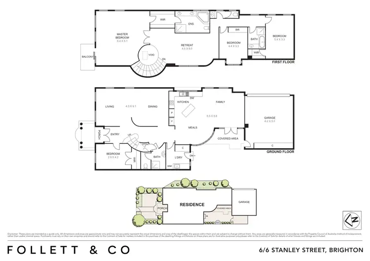 Floorplan of Homely house listing, 6/6 Stanley Street, Brighton VIC 3186