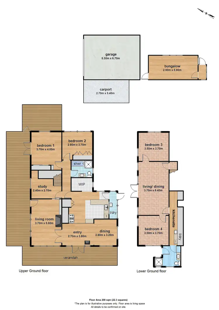 Floorplan of Homely house listing, 6-8 Cards Lane, Olinda VIC 3788