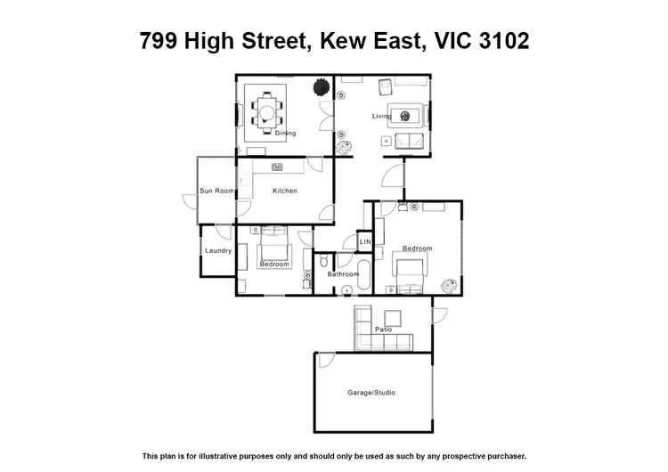 Floorplan of Homely house listing, 799 High Street, Kew East VIC 3102