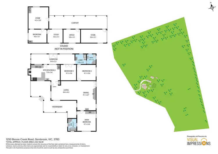 Floorplan of Homely house listing, 1250 Bessie Creek Road, Gembrook VIC 3783