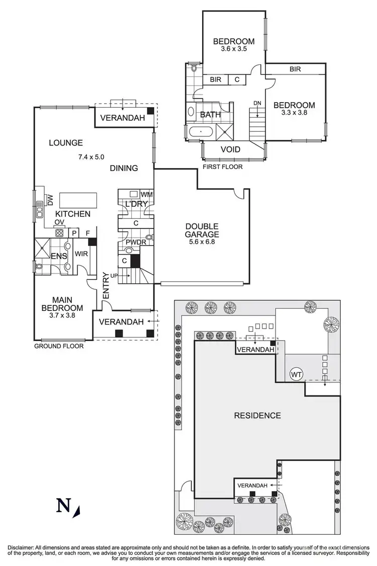 Floorplan of Homely townhouse listing, 2B Sergeant Street, Blackburn VIC 3130