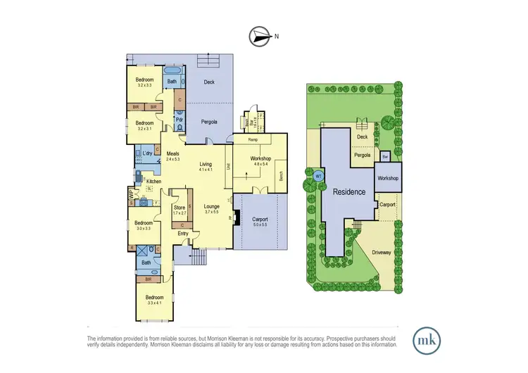 Floorplan of Homely house listing, 51 Adeline Street, Greensborough VIC 3088