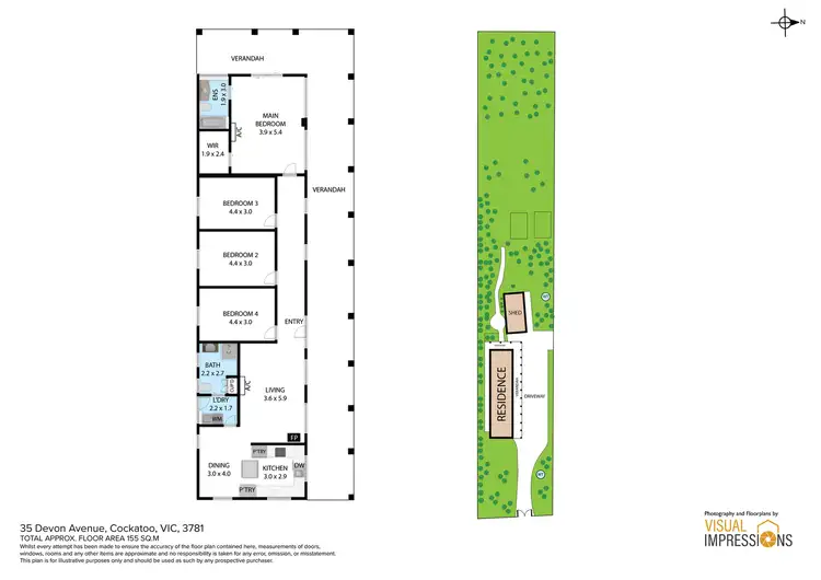 Floorplan of Homely house listing, 35 Devon Avenue, Cockatoo VIC 3781