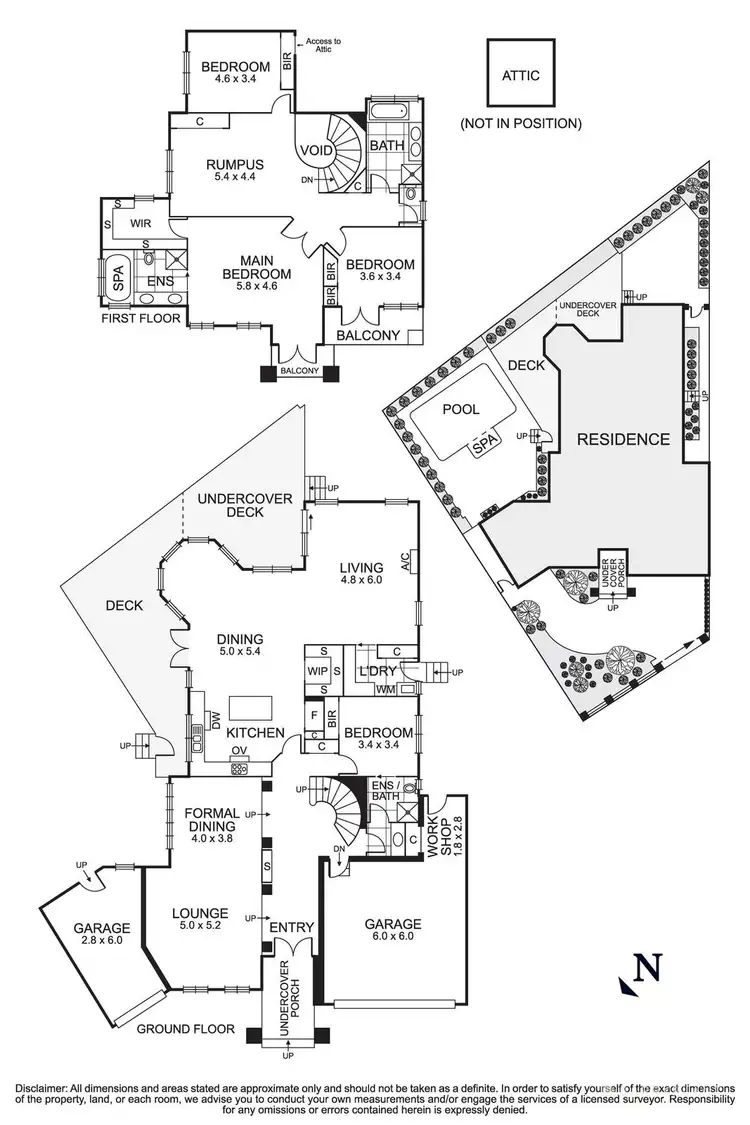 Floorplan of Homely house listing, 6 Augustus Rise, Templestowe VIC 3106